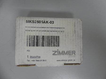 Zimmer Group MKS2505AK-03 Klemmelement pneumatisch