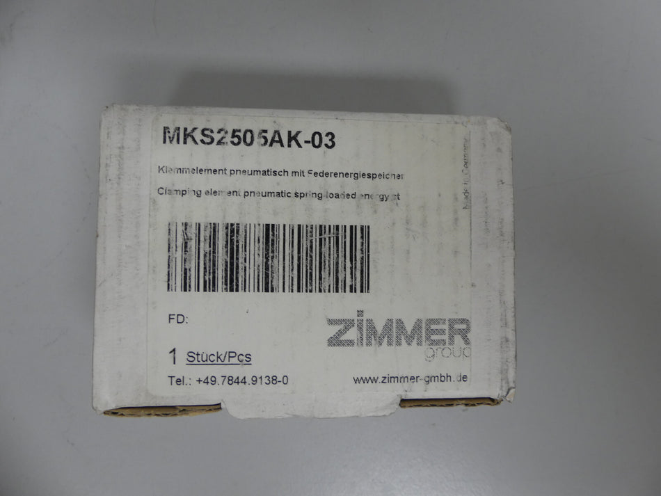Zimmer Group MKS2505AK-03 Klemmelement pneumatisch