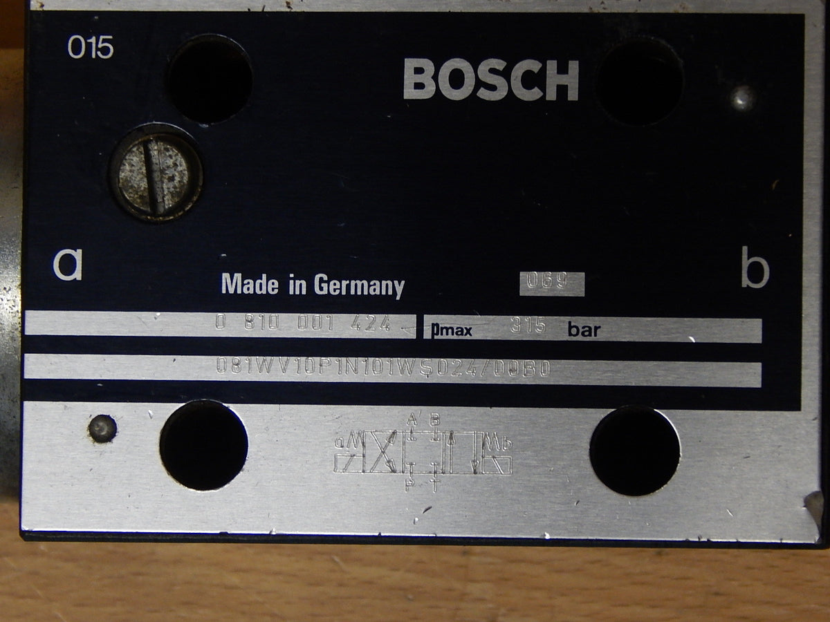 Bosch 081WV10P1N101WS024/00B0  Hydraulikventil  Used