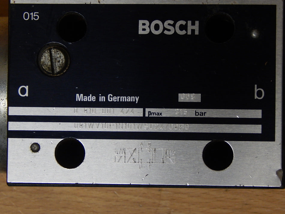 Bosch 081WV10P1N101WS024/00B0  Hydraulikventil  Used