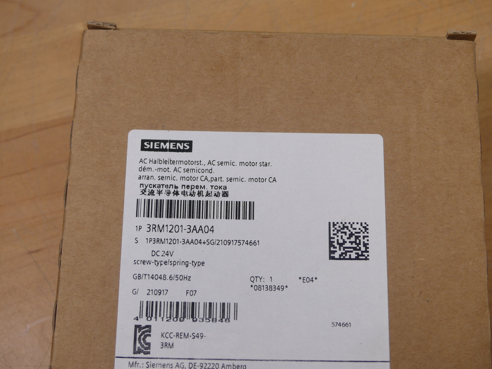 Siemens 3RM1201-3AA04