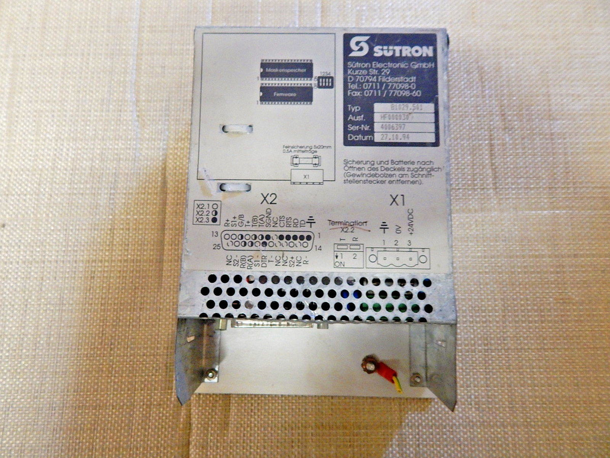 Sütron Bosch Panel BT5 / 81029.501 HF000030 