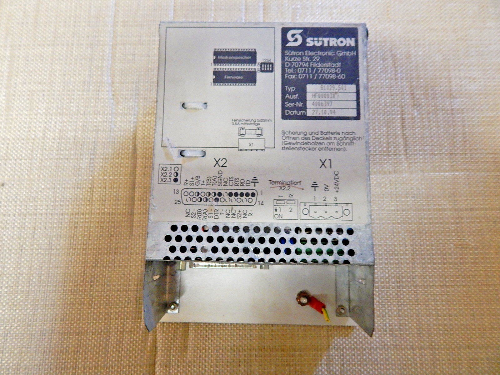 Sütron Bosch Panel BT5 / 81029.501 HF000030 