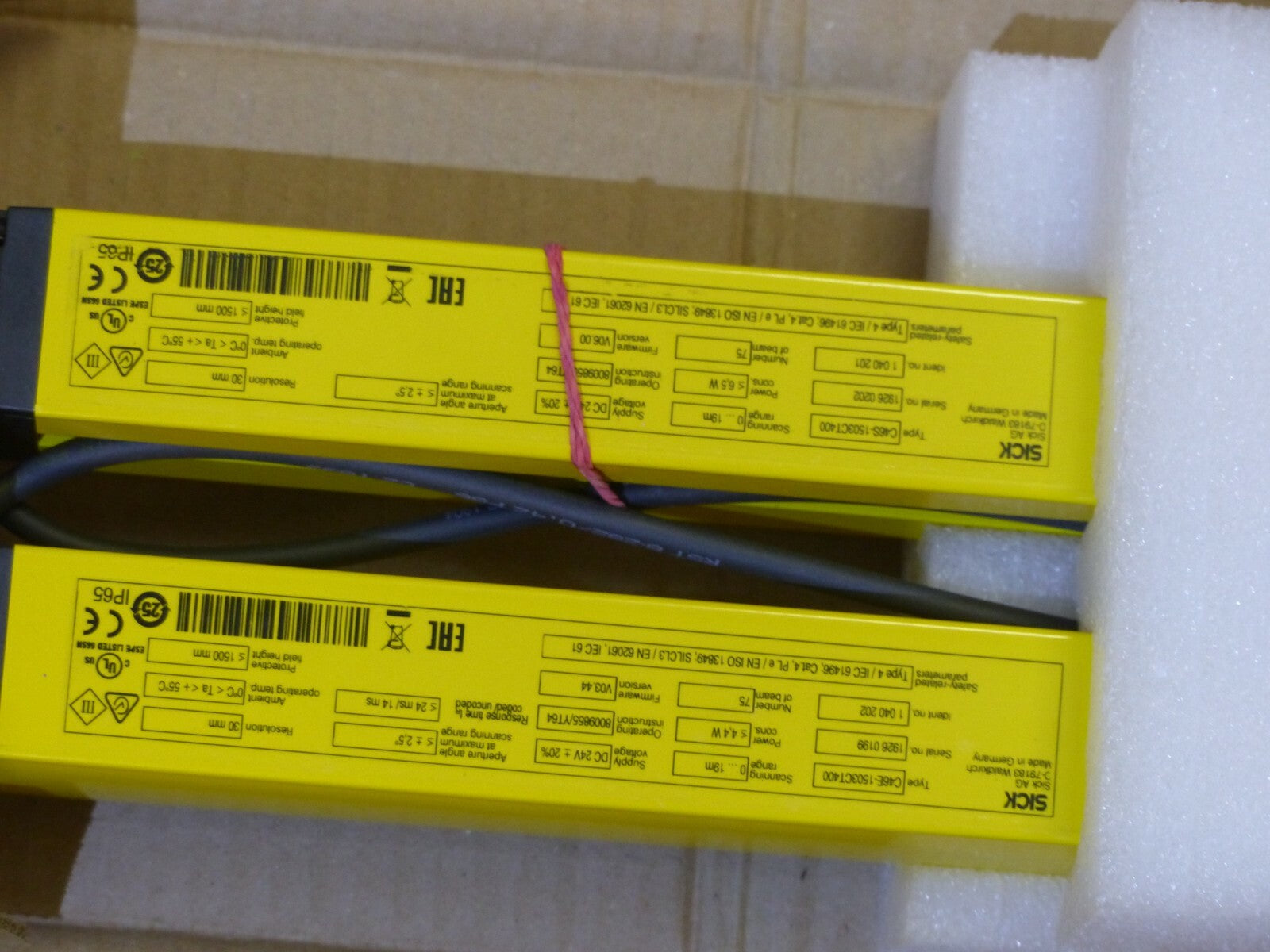  SICK C46S-1503CT400 Sender + C46E-1503CT400 Empfänger  s.Bilder