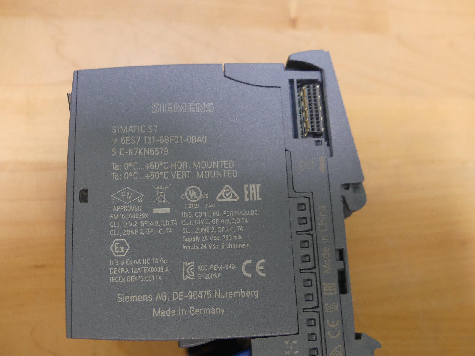 5xSiemens 6ES7131-6BF01-0BA0