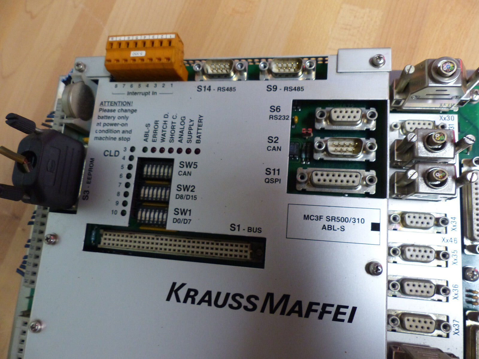 KRAUSS MAFFEI  Microcontrol MC3F ABLAUFST:5089645 SN.7405 s.Bilder