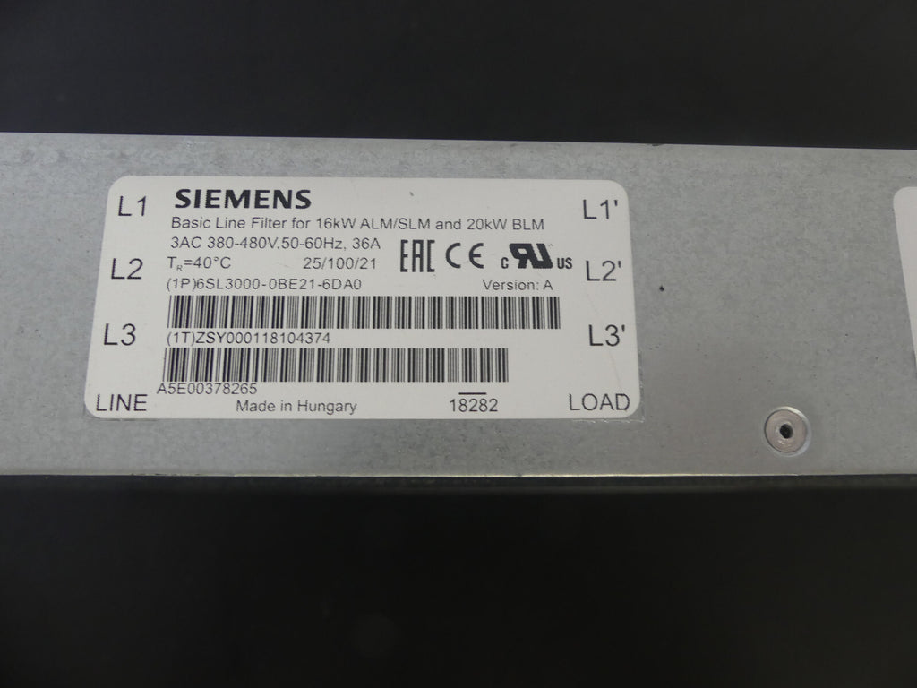 Siemens 6SL3000-0BE21-6DA0