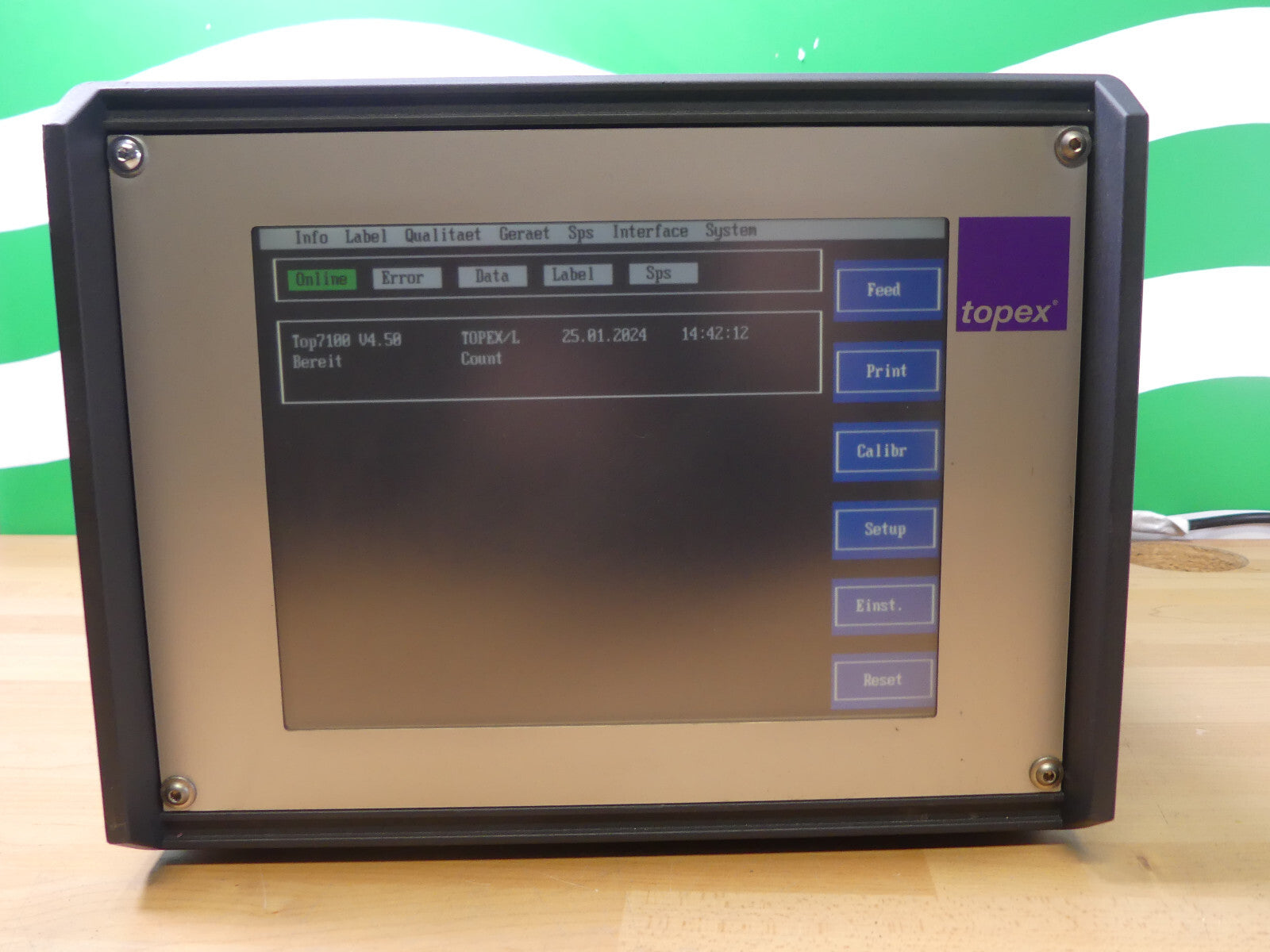 TOPEX 7100 Steuerung