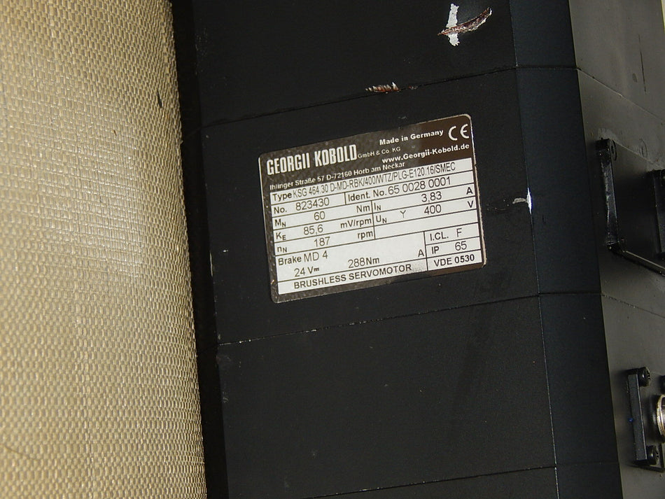 Georgii Kobold Brushless servomotor KSG 464.30 D-MD-RBK/400WTZ/PLG-E120.16/SMEC