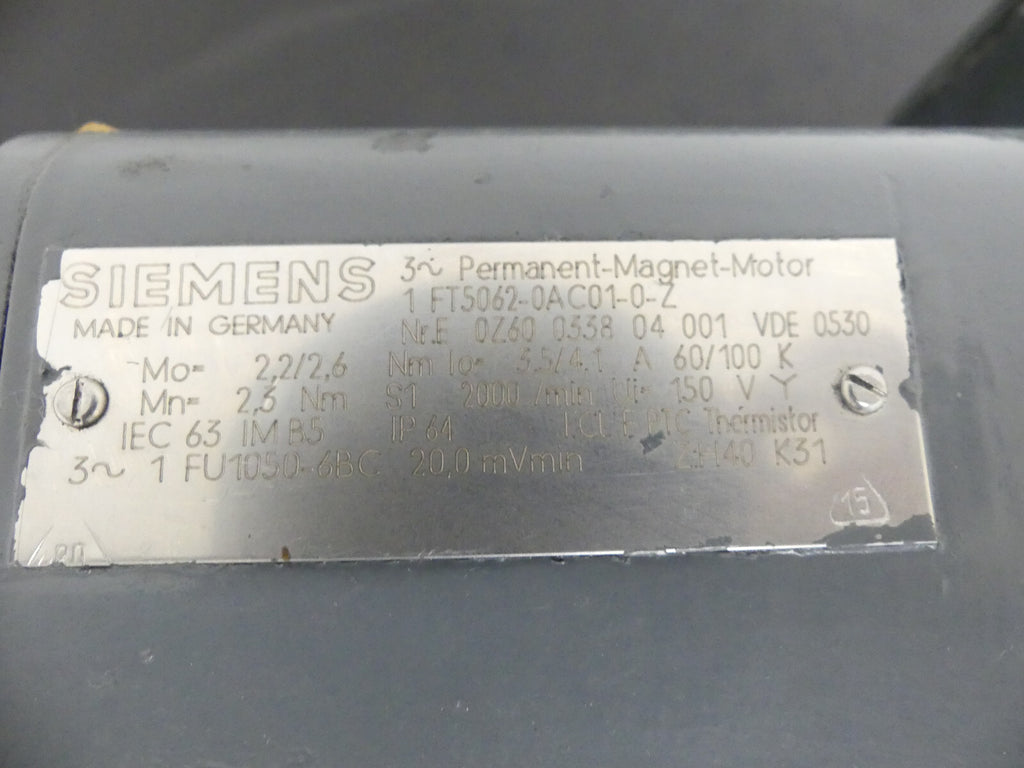 Siemens 1 FT5062-0AC01-0-Z