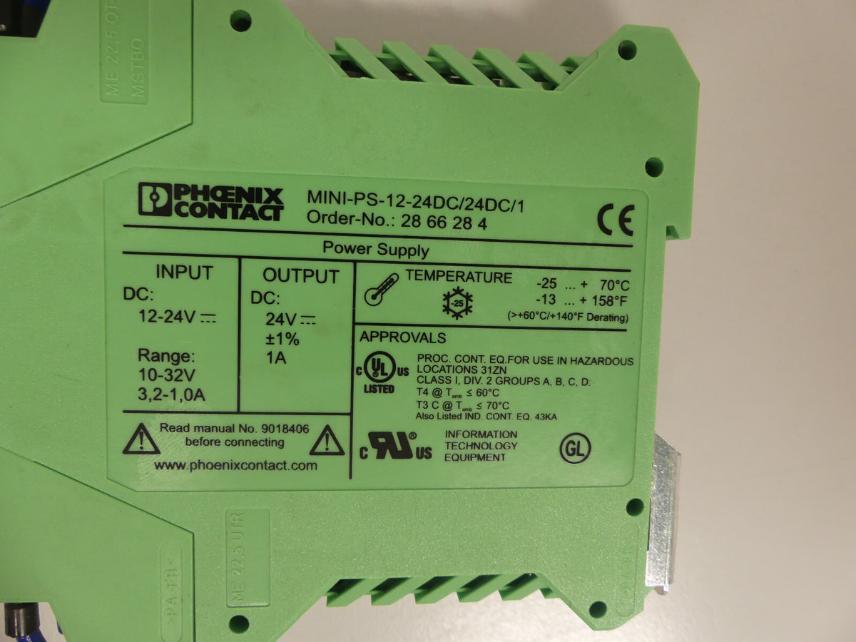 Phoenix Contact MINI-PS-12-24DC/24DC/1 Ord. No. 2866284