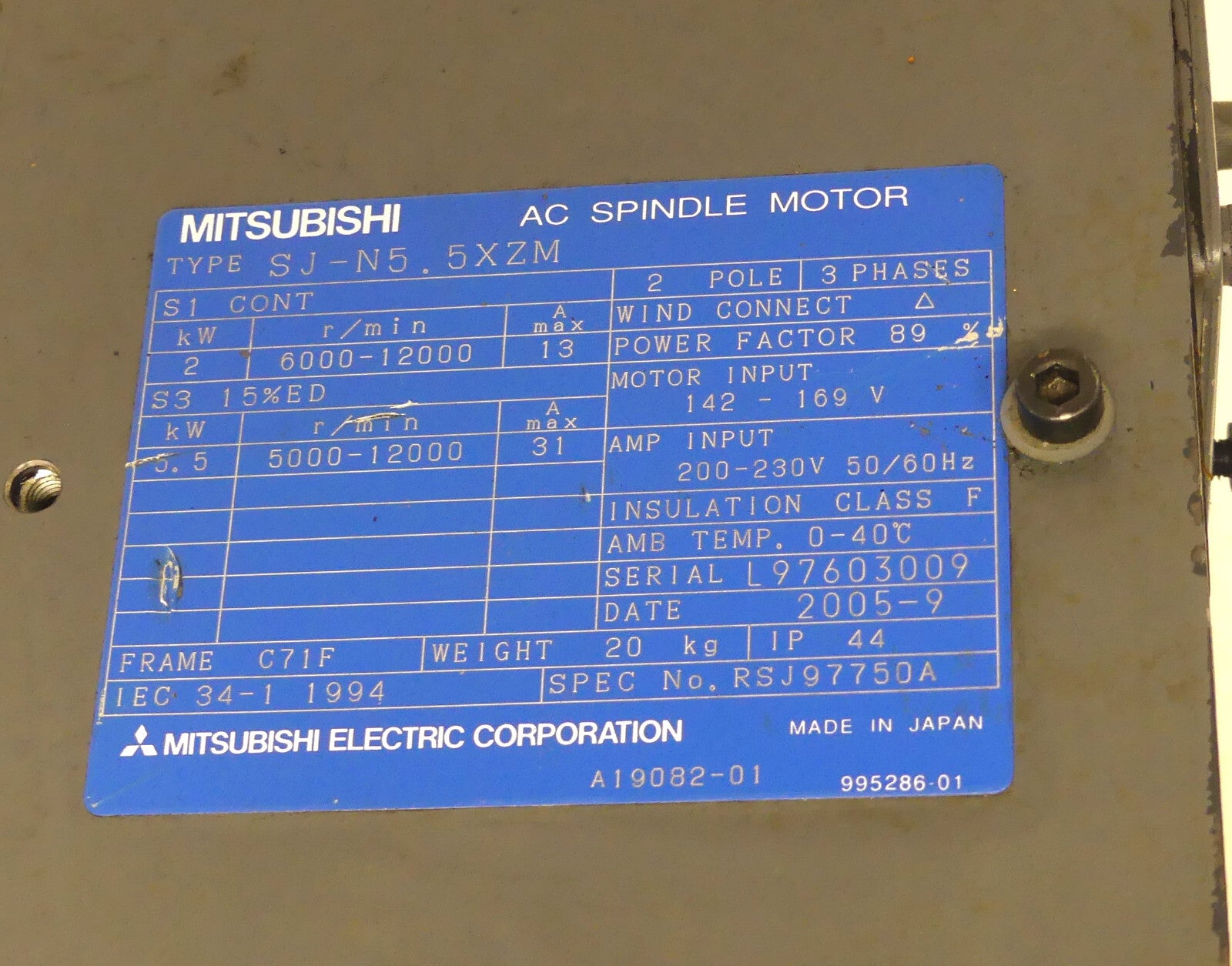 Mitsubishi SJ-N5.5XZM