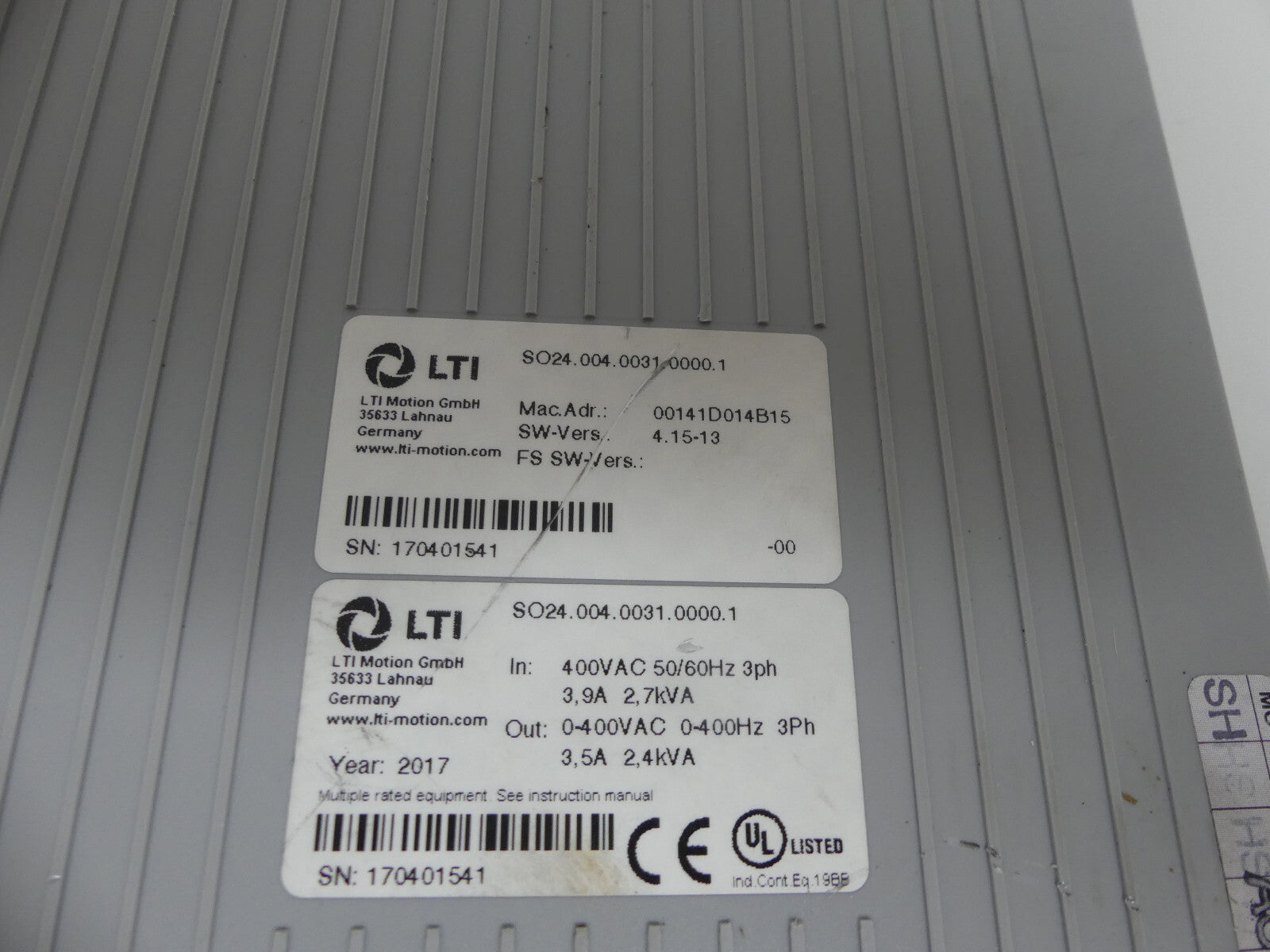 LTI SO24.0040031.0000.1