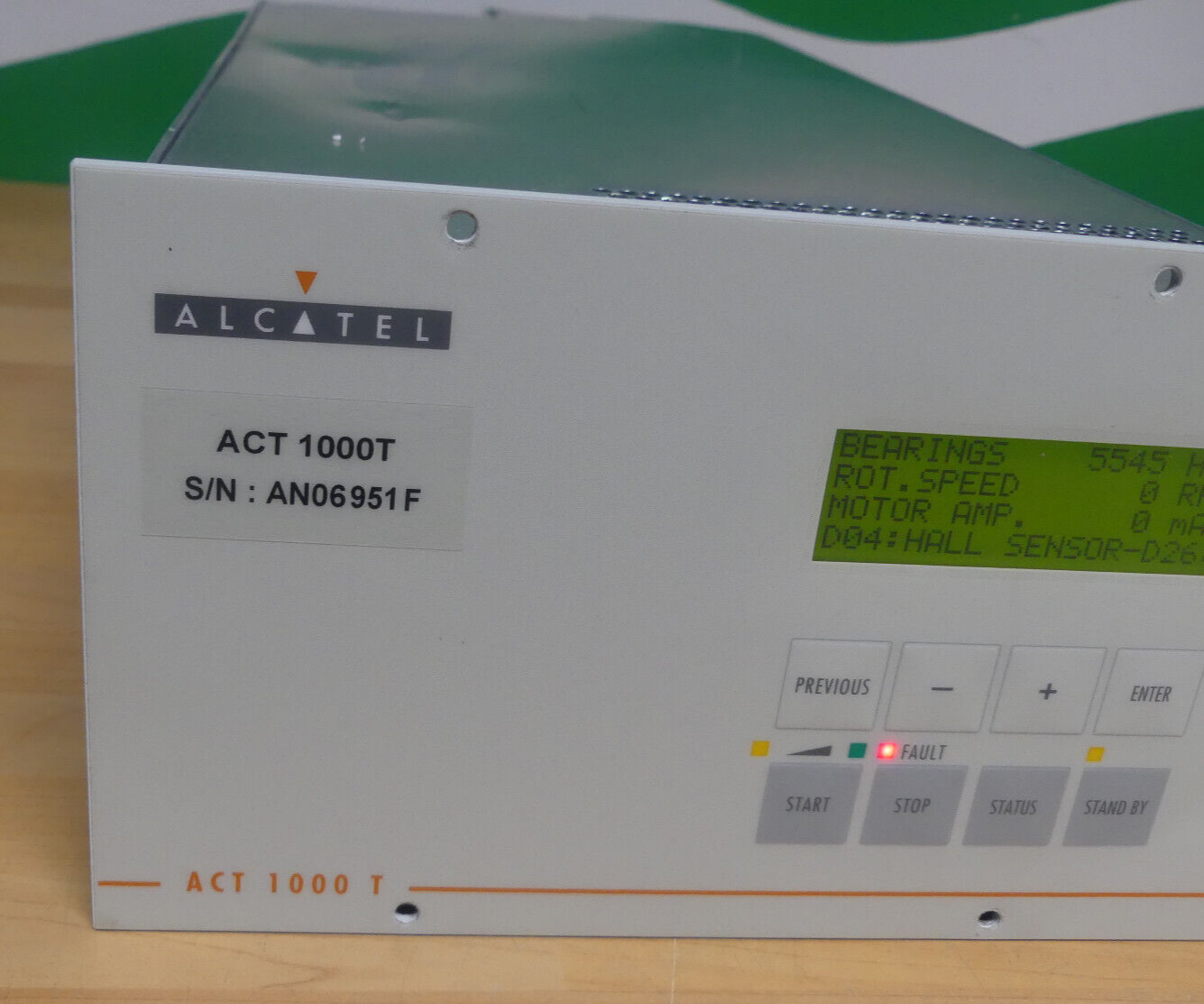 ALCATEL ACT 1000 T Turbomolecular Pumpe Kontroll Leicht Beschädgit s.Bilder