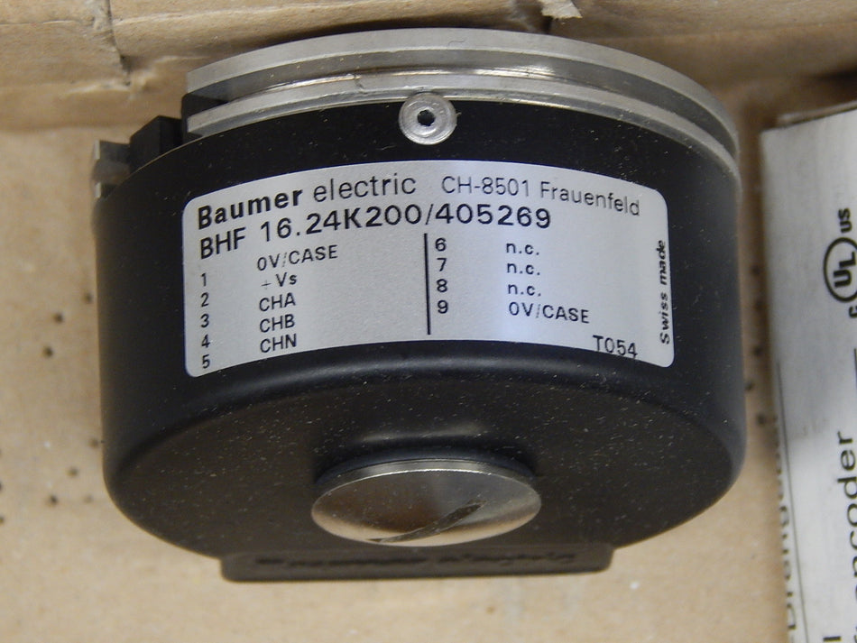 Baumer Incr. Encoder BHF 16.24K 200/405269 New