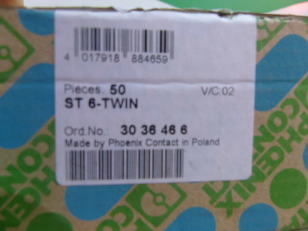 5x Phoenix Contact ST 6-TWIN