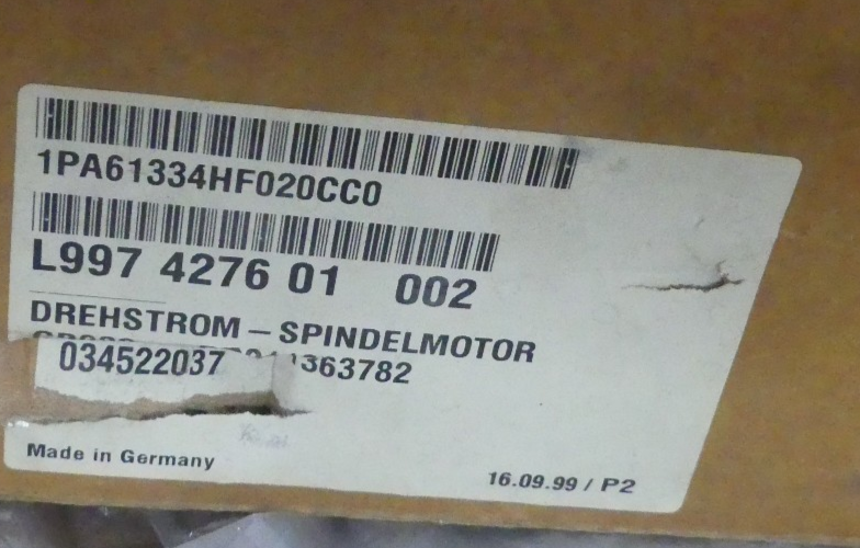 SIEMENS  3-Mot  1PA6133-4HF02-0CC0 .1PA61334HF02-0CC0