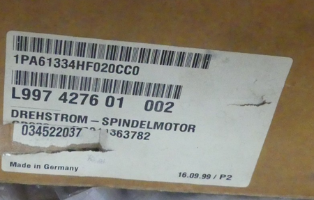 SIEMENS  3-Mot  1PA6133-4HF02-0CC0 .1PA61334HF02-0CC0