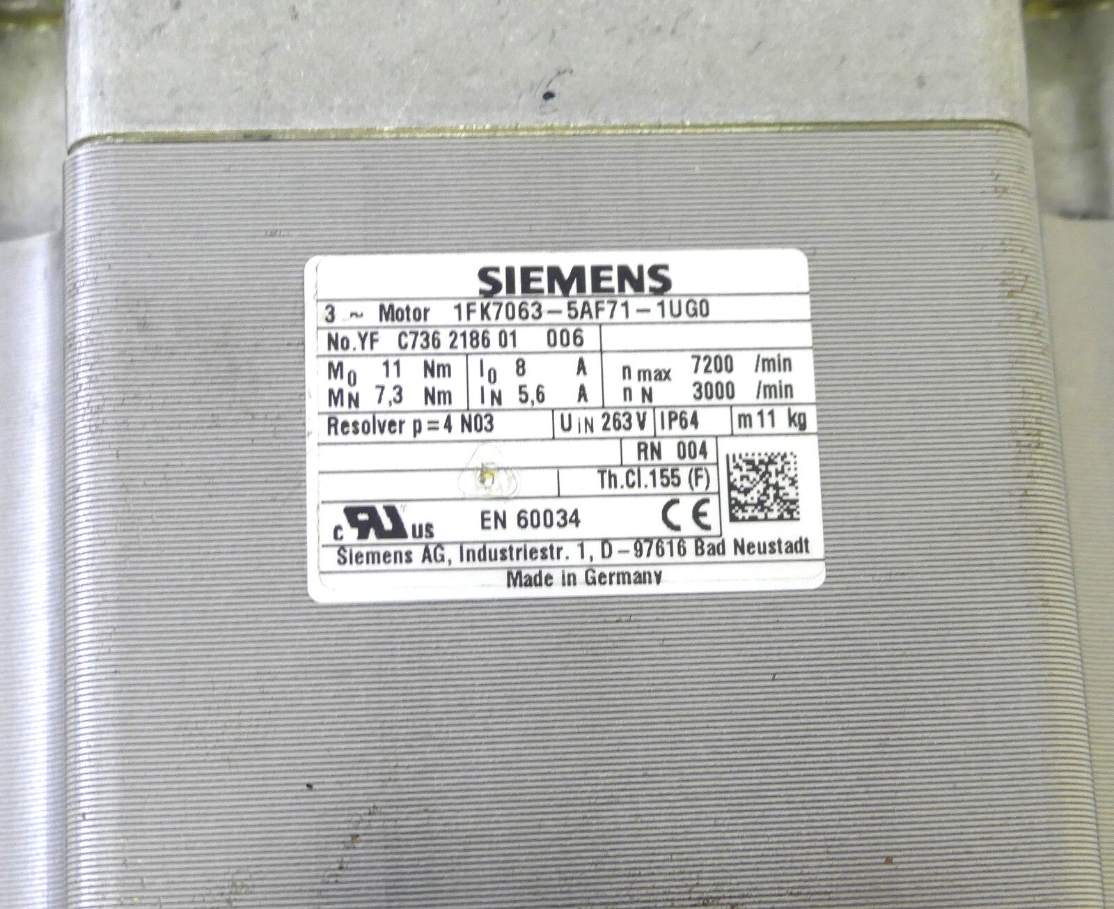 Siemens 1FK7063-5AF71-1UG0