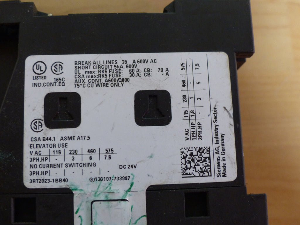 Siemens Sirius 3RT2023-1BB40