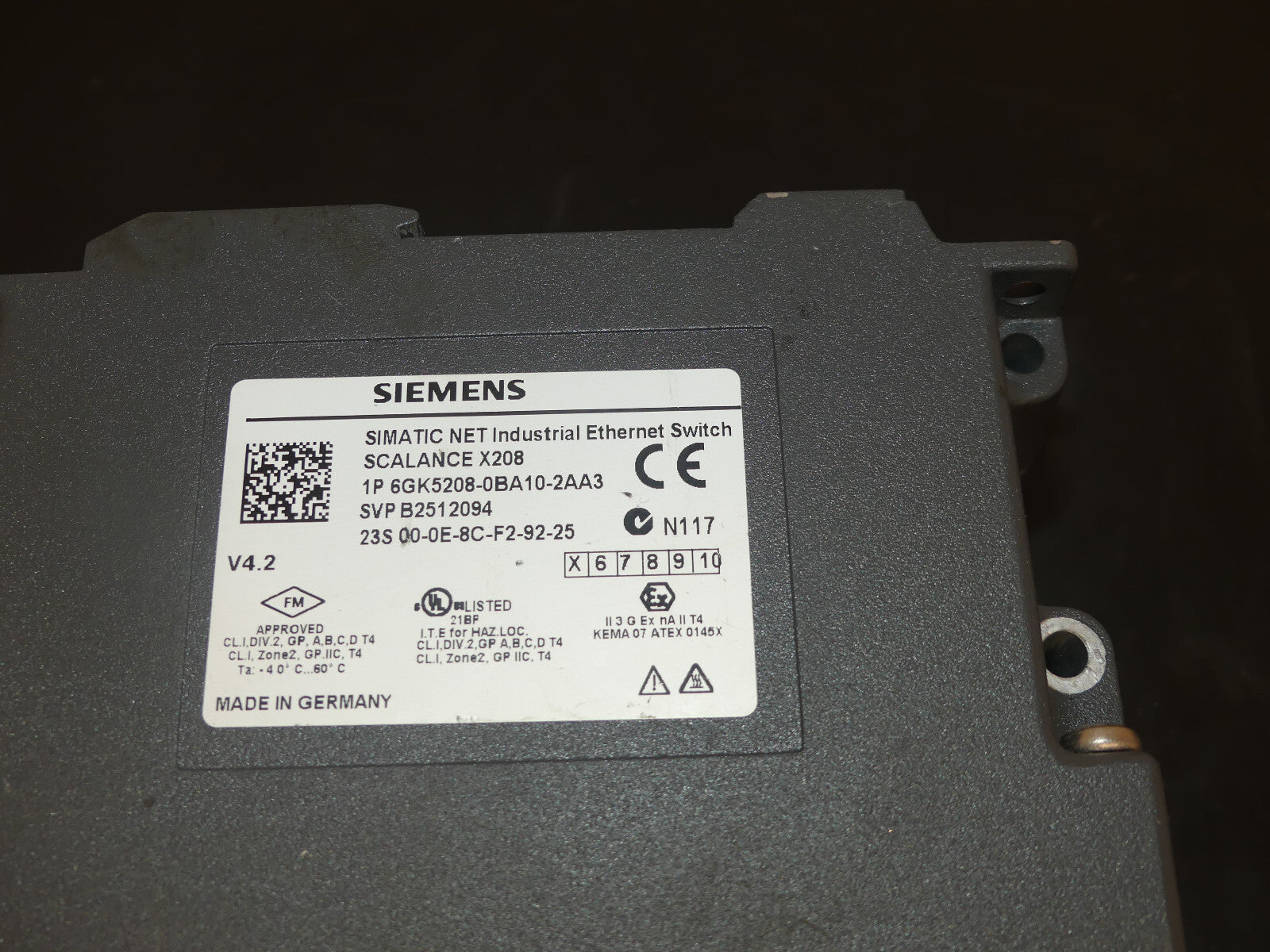 Siemens 6GK5208-0BA10-2AA3