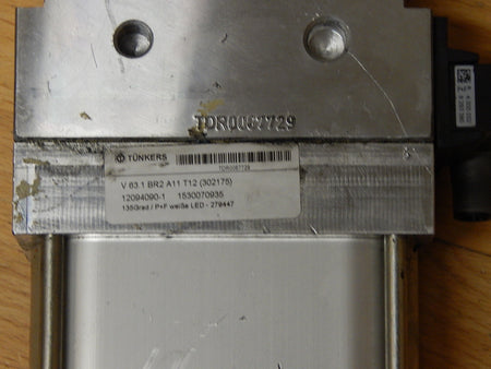 TUNKERS INC. PNEUMATIC POWER CLAMP V 63.1 BR2 A11 T12 (302175)