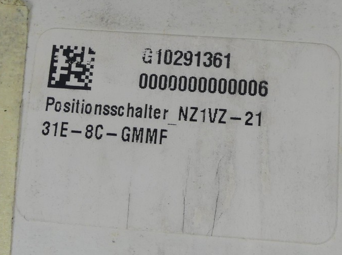 Euchner Positionsschalter NZ1VZ-2131E-8C-GMMF