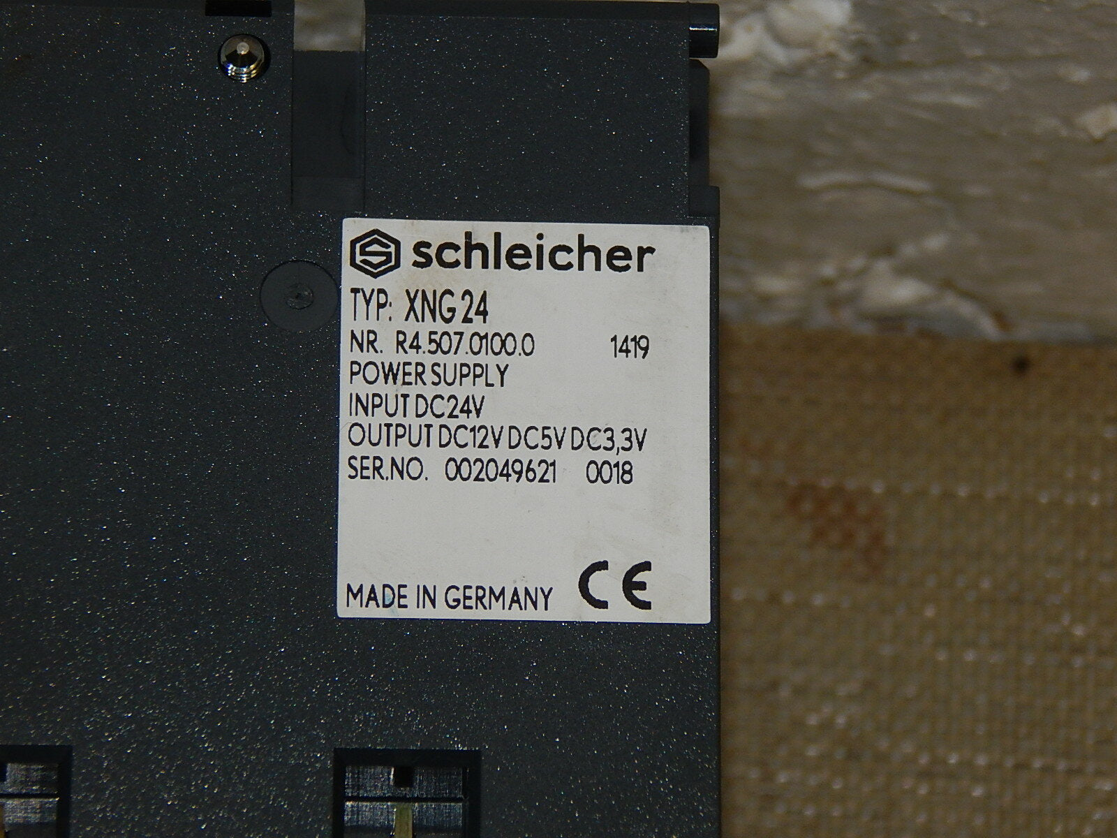 Schleicher XNG 24 Netzteil Power Supply  NR.R4.507.0100.0 