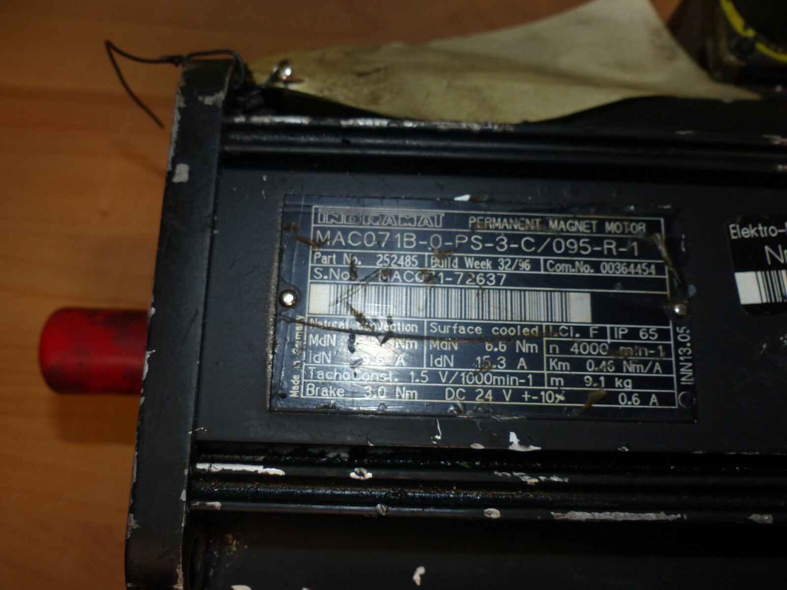 indramat mac071b-0-ps-3-c/095-r-1 used