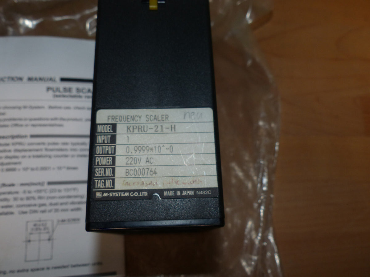 M SYSTEM K UNIT SISSIGNAL CONDITIONER KPRU-21-H  s.Bilder
