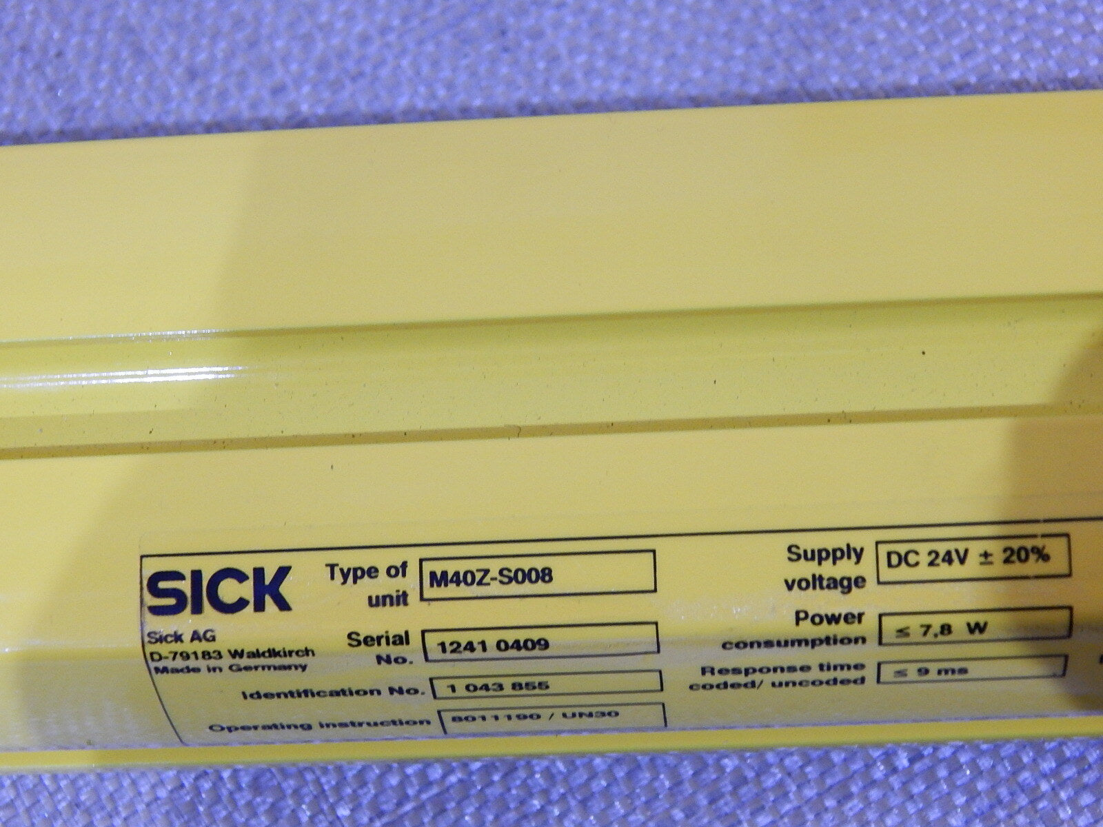 SICK M40Z-S008 Sicherheits-Lichtschranke M4000 Standard AP