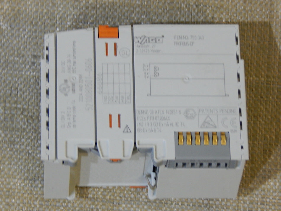  Wago 750-343 Profibus DP Feldbusskoppler used
