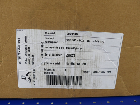 WITTENSTEIN VDS063-MX1-16-041-AF