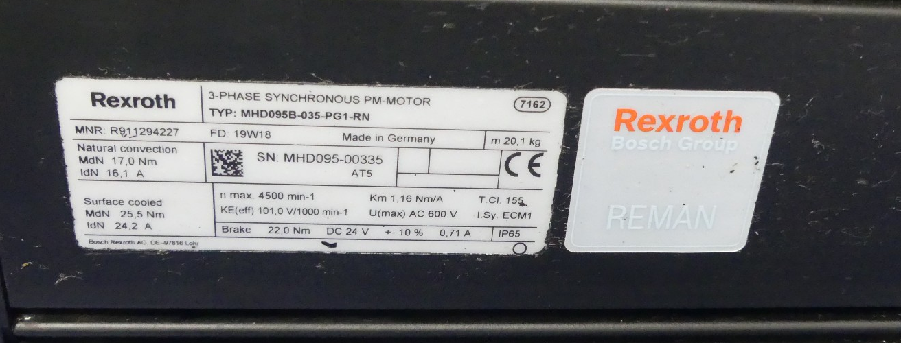 REXROTH MHD095B-035-PG1-RN