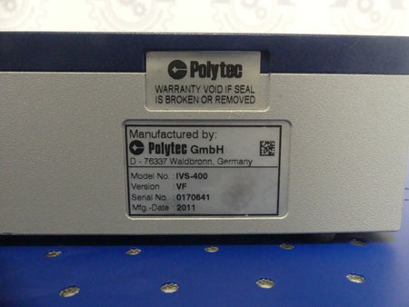 Polytec IVS-400 Version: VF