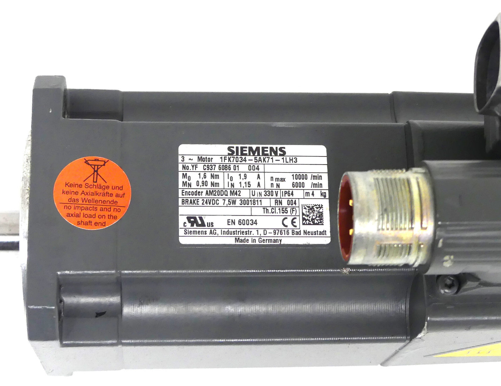 Siemens 1FK7034-5AK71-1LH3