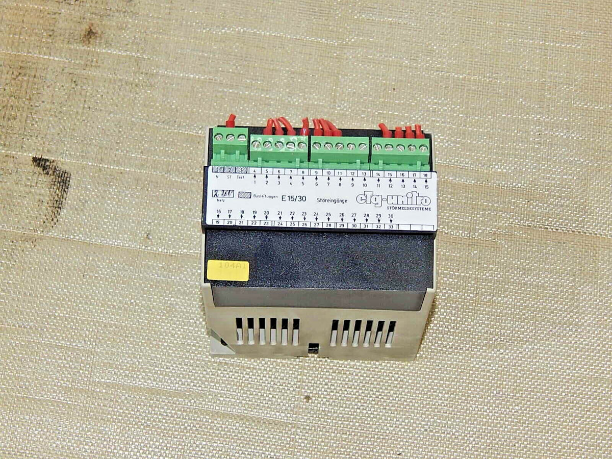  eTg-unitro Strörmeldesysteme  E15/30