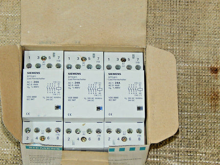 3X Siemens 5TT3811 Last-Fernschalter  neu