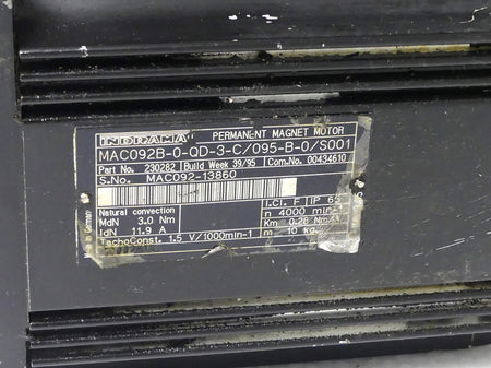 Indramat MAC092B-0-QD-3-C/095-B-0/S001
