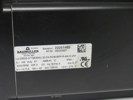 BAUMULLER DSD2-071MO64U-30-54-NOB-BPP-R-AN-O-ZV1