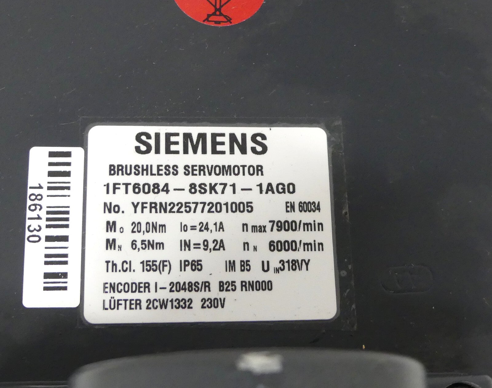 Siemens 1FT6084-8SK71-1AG0