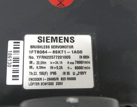 Siemens 1FT6084-8SK71-1AG0