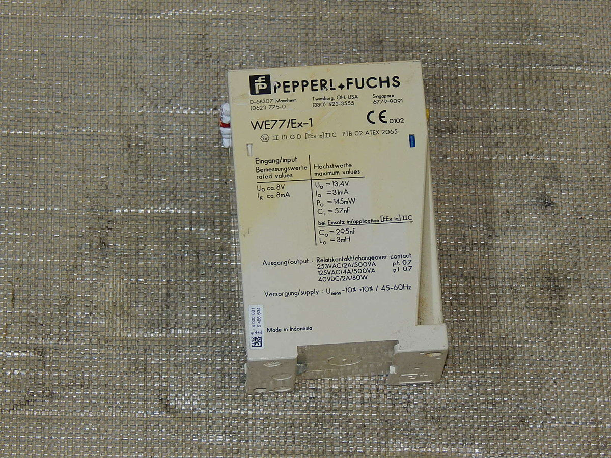  Pepperl + Fuchs WE77/EX-1 Trennschaltverstärker  used