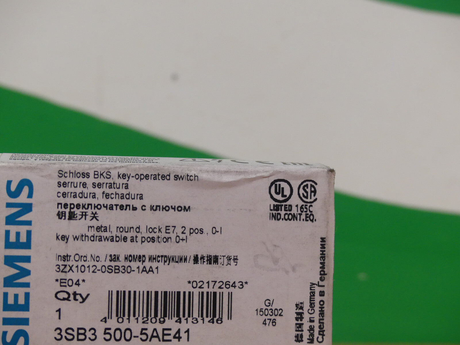 Siemens 3SB3 500-5AE41