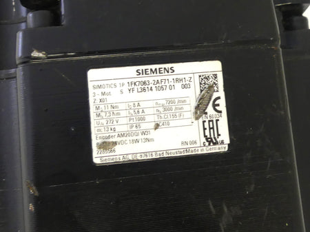 Siemens 1FK7063-2AF71-1RH1-Z
