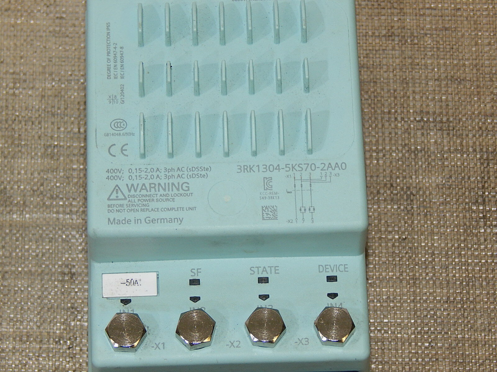 Siemens Direktstarter 3RK1304-5KS70-2AA0  used