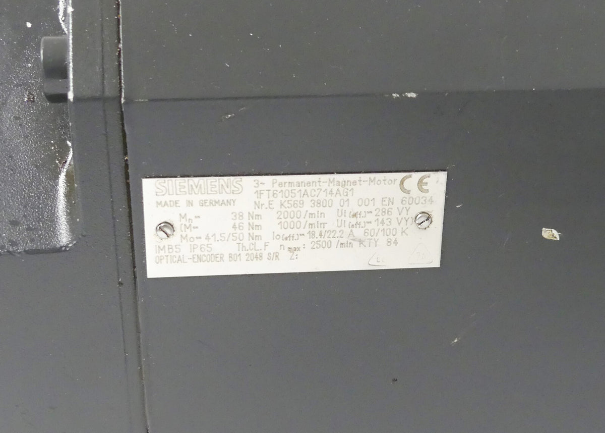 SIEMENS  1FT6105-1AC71-4AG1 (anschluss stecker abgebrochechen)