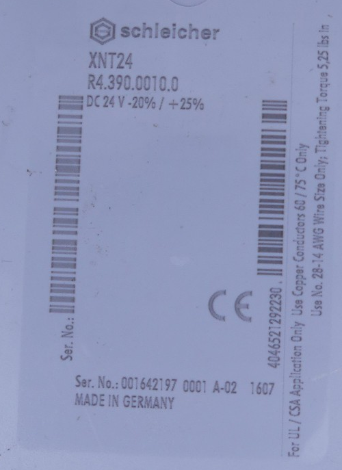 Schleicher XNT24 R4.390.0010.0