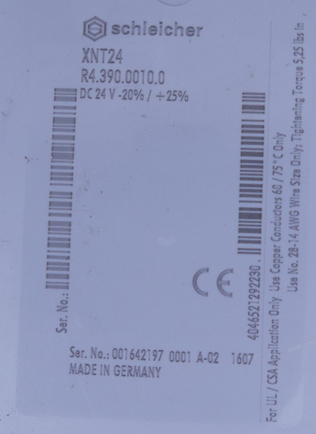 Schleicher XNT24 R4.390.0010.0