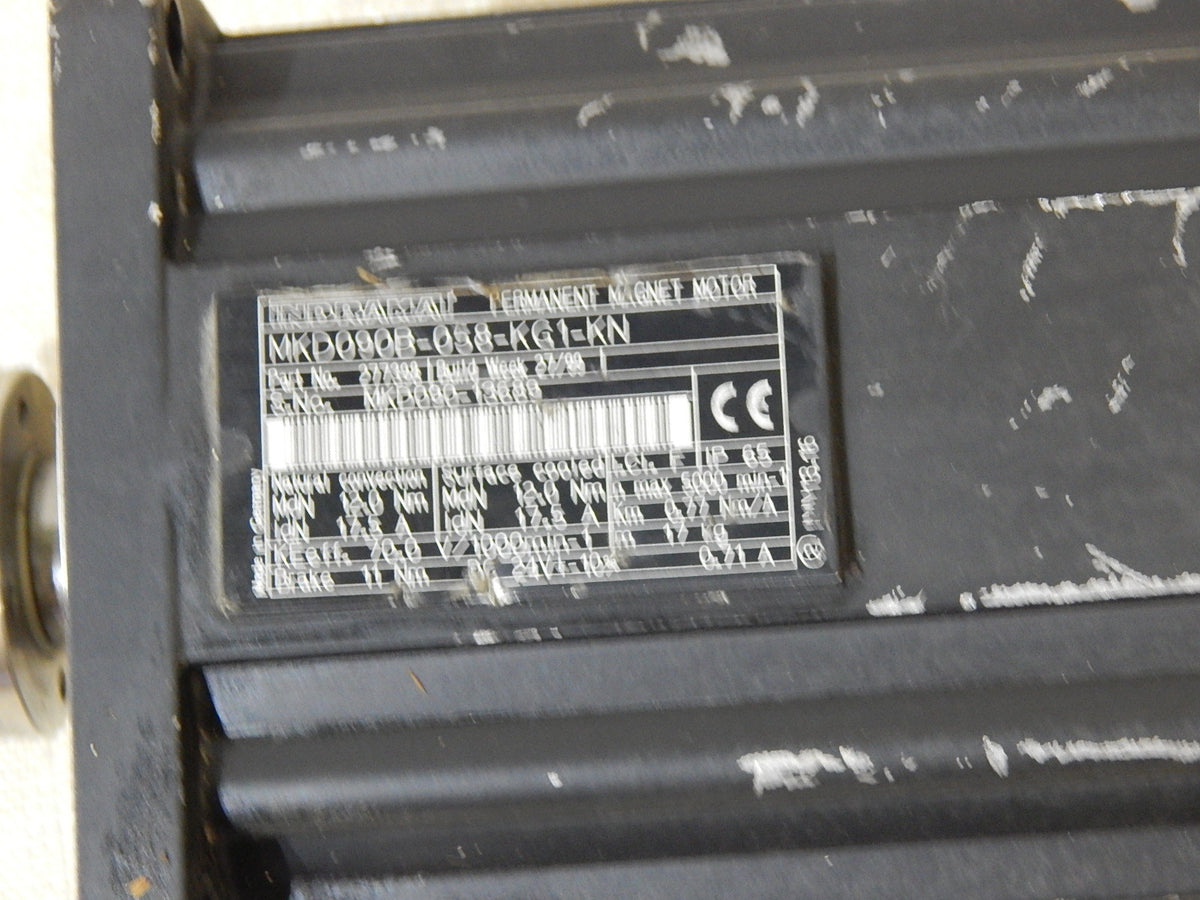 Indramat Rexroth Servomotor MKD090B-058-KG1-KN Used